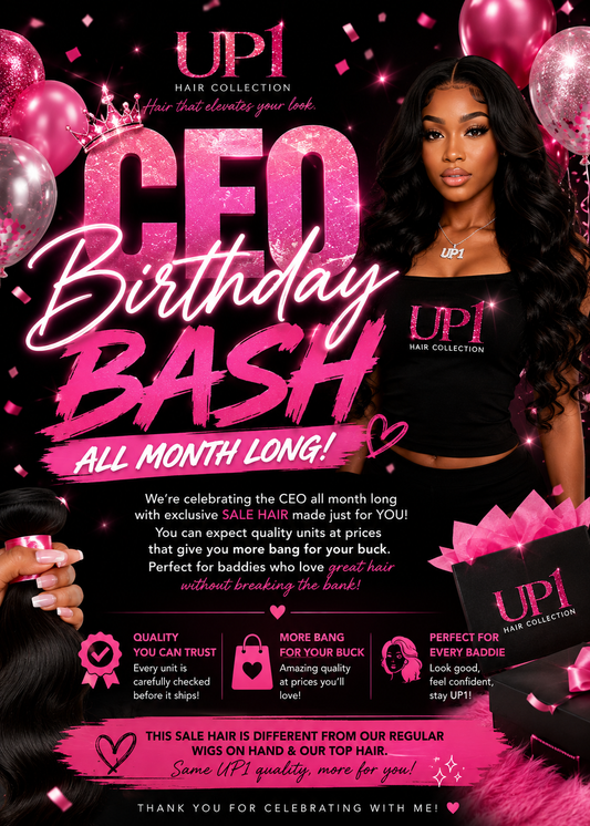 September Birthday Wig sale
